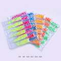 1440 Pieces Luminous Rhinestones Neon Color Fluorescent Crystal Rhinestones Flatback Round Rhinestones 3D Nail Decoration Charms. 