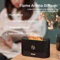 Flame Aroma Diffuser Air Humidifier Ultrasonic Cool Mist Maker Fogger Led Essential Oil 3D Effect Fire Lamp Difusor Air Humidifier. 