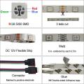 13.5ft 16 Colors Led Strip Color Changing Remote Control Light Rgb 5050 - Complete Kit With 12V Adapter. 