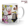 Cartoon Network 90s Cartoon Characters Design Printed Mug Customized Coffee Mugs Print Ceramic High Quality Personalized Cups by Favourite Plus. 