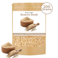 100 Grams Sesame Seeds | Fresh Stock | Sufaid Till | 100% Pure & Organic | Safaid Till. 