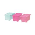 IKEA GLIS Box With Lid - Pink - Blue - White. 