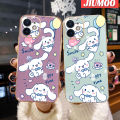 JIUMOO Case For OPPO A15 A15s A35 4G Case Cartoon Cinnamoroll Pattern Luxury Plating Phone Case Side Edge Pattern Shockproof Soft Shell Full Cover Camera Lens Protection Casing. 