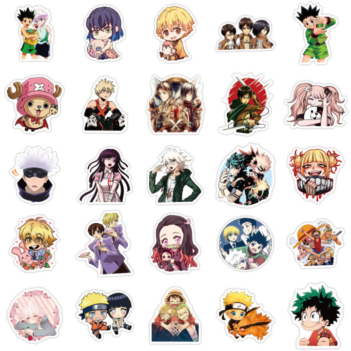 100pcs/pack%20Japanese%20Anime%20Stickers%20One%20Piece%20NARUTO%20Demon%20Slayer%20HUNTER%C3%97HUNTER%20Cartoon%20Cute%20Graffiti%20Stickers%20For%20Suitcase%20Laptop%20Luggage%20Motorcycle%20Phone%20Skateboard%20Car%20-%20Image%205