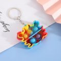Anti Stress Push Pop Bubble Pop it Keychain. 