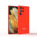 Official SamSung Galaxy S22 Ultra Silicone Cover, Red. 