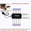 COOLMOON Remote RGB Lighting Music Controller Chassis Fan Control. 