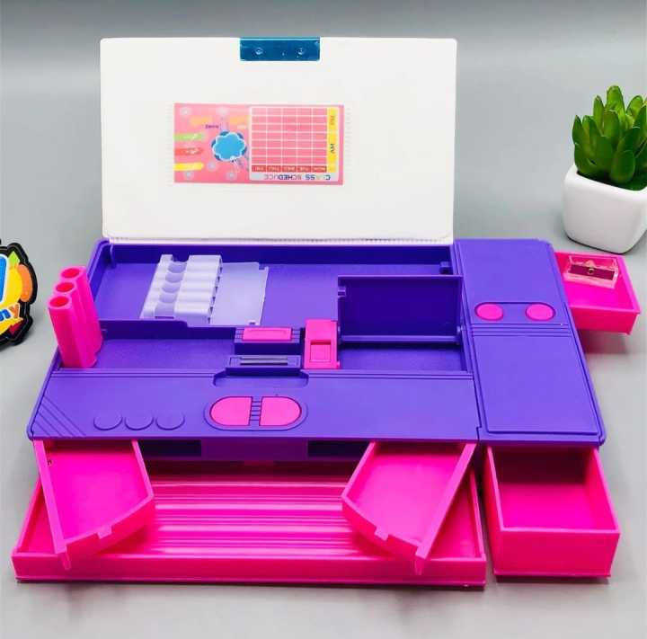 Multi Function Geometry Box (2A-12)/Artbox Large/ Pencil Box (Multicolor),Big size geometry Box ,Geometry Box For KIds