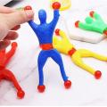 Pack Of 6 Sticky Spider Man Climbing Wall Toy For Kids / Wall Climbing Spiderman Toy. 