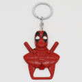 Marvel keychain Avengers Alliance Deadpool Deadpool bottle opener keychain alloy pendant. 
