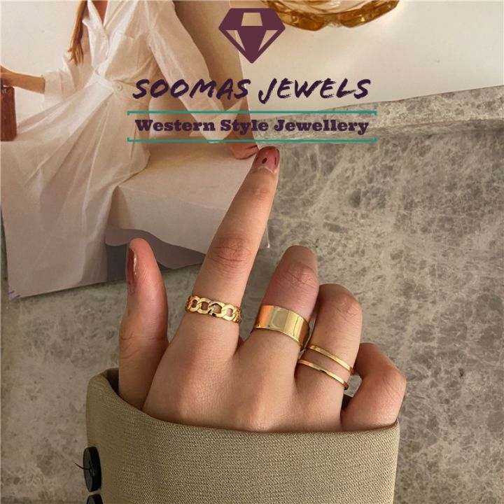 Stylish%20Pack%20of%203%20Rings%20For%20Girls%20Birthday%20Gift%20Punk%20Cool%20Hip%20Pop%20Rings%20Size%20Adjustable%20Alloy%20Rotate%20Ring%20For%20Women%20Party%20Gift%20Black%20Rings%20For%20Girls%20Soomas%20Jewels%20Rings%20-%20Image%204