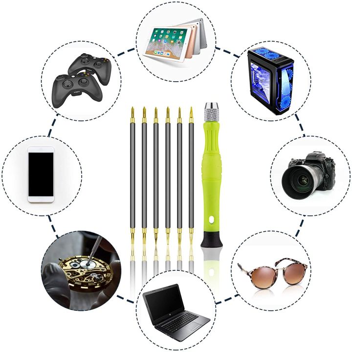 Small%20Screwdriver%20Sets%20Precision%20Mini%20Screwdrivers%20Set%20Repair%20Tool%20Bit%20Kit%20with%206PCS%20Flat%20Phillips%20Pentalobe%20Triwing%20%20for%20Eyeglass%20Watch%20Jewelers%20Laptop%20Computer%20Electronic%20-%20Image%207