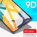 9D Full Glue for Galaxy A70 Tempered Glass Screen Protector Edge To Edge For Samsung Galaxy A70 - Black. 