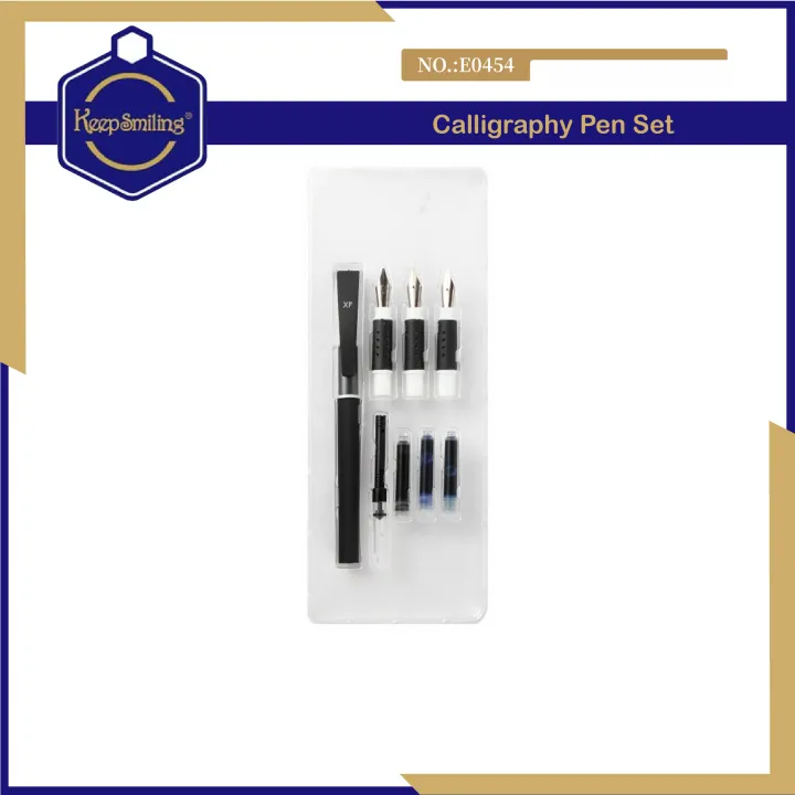 Keep%20Smiling%20E0454%208pcs%20Calligraphy%20Pen%20Set(4%20nibs,3ink,1pen)%20Best%20Pen%20For%20Calligraphy%20-%20Image%203