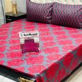 BeQuest Unique Pattern Design Soft Cotton Bed Sheet - Top Quality. 