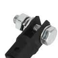 Scissor Jack Socket Adapter 1/2inch Durable Sturdy Scissor Jack Adapter Chrome Vanadium Steel for Double Hole Scissor Jacks. 