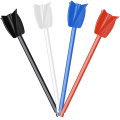 4Pcs Epoxy Mixing Stick Paint Stirring Rod Putty Cement Paint Mixer Attachment with Drill Chuck for Oil Paint(White). 