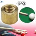 10x Billiard Cue Ferrules Billiard Cue Head Repair Billiard Cue Stick Ferrule Pool Cue 10.5mm. 