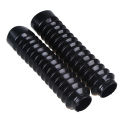 Universal Motorcycle Front Fork Boots Gators Covers Rubber For Honda, Yamaha, Suzuki All Bikes Universal (SHOCKS ABSORBER) High Quality. 