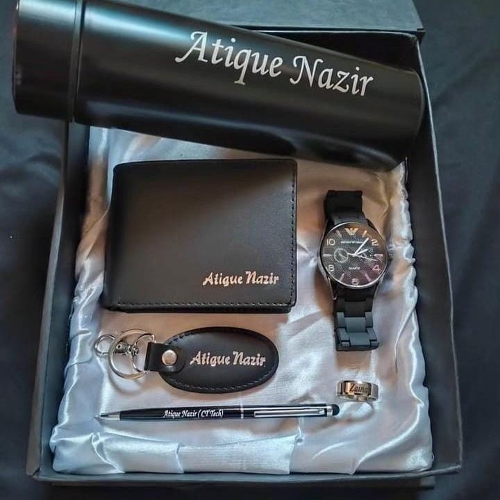 6%20Pc%20Gift%20Set%20For%20Men%20I%20Customize%20Water%20Bottle,%20Wallet,%20Key%20Chain,%20Pen%20&%20Ring%20Pack%20of%206%20%20Gift%20Set%20for%20Men%20/Customize%20Gift%20Item%20for%20Men%206%20Item%20Deal%20-%20Image%202