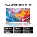 CHIQ QLED L32QM10S - Full Screen /  Google TV 32 inches / Voice Control / 02 Years Brand Warranty / Metal Frameless. 