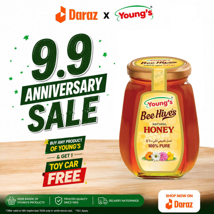 Young's Natural Honey 500g