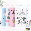 Cute Unicorn Notebook Diary Book With Lined Paper For Kids Girls cute stationery for girls. 