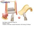 Miniature Swing Toy Non-fading Dollhouse Amusement Park Swing Toy. 