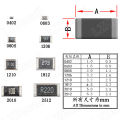 100pcs 1206 1002 SMD Resistor 1% 10K ohm 10KR Chip Resistor 0.25W 1/4W 3.2*1.6mm new original. 