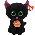 15CM Ty Beanie Halloween Series Big Eyes Bat Mummy Cat Ghost Spider Cute Soft Animal Doll Kids Toys Halloween Gifts for Children. 