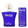 Blue lady perfume 2 in 1 perfume + body spray. 
