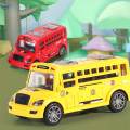 School Bus Toy Educational Durable Pull Back Bus for Children Preschool Gift. 