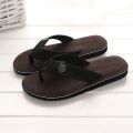 2024 Street Men Summer Flip Flops Beach Sandals Anti-Slip Indoor Outdoor Casual Flat Shoes High Quality Home Slippers For Men. 