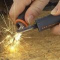 Fire Starter Flint Striker + Ruler + Whistle. 