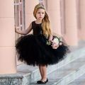 Black Fancy Frock For Girls. 