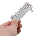2 Pack Steel Welding Gauge Welding Gauge Inspection Tool Wire Sizes Thickness Gauge. 