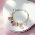 Popular Women Flower Bead Bracelet Female INS Temperament All Match Flower Bracelet Girl Bracelet Jewelry Gift New. 