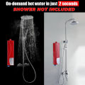 Instant Electric Water Heater Tankless Indoor Geyser AC 220V 3000W for Kitchen and Bathroom. 