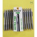 One Pack of ULTRA FINE BallPoint Pens (10 Pcs) - Blue. 