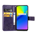 【BestGO】Caesing for Oppo Realme 7 / 7 Pro / 7i / C17 , Flower Debossed Leather Flip Cover Case for Realme 7 / 7 Pro / 7i / C17. 