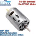 RS-385 3V-12V Brush DC Motor High Speed For Electric Appliance. 