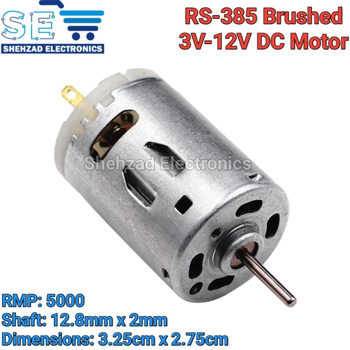RS-385 3V-12V Brush DC Motor High Speed For Electric Appliance