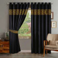 Premium Quality Versace Style Velvet Curtains Pack of 2 (8*4.5feets). 
