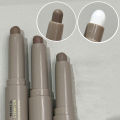 Double-ended Nose Shadow Bronzers Contour Pen with Brush Natural Long-lasting Grey Brown 3D Face Matte Contouring Stick Cosmetic. 
