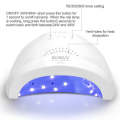 UV LED Nail Lamp, SUNUV Gel Nail Light for Nail Polish 48W UV Dryer with 3 Timers SUNone Portable Mini Quick Curing Nail Gel Polish Nail Dryer UV Led Lamp. 