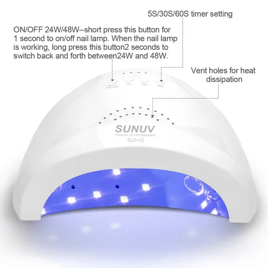 UV%20LED%20Nail%20Lamp,%20SUNUV%20Gel%20Nail%20Light%20for%20Nail%20Polish%2048W%20UV%20Dryer%20with%203%20Timers%20SUNone%20Portable%20Mini%20Quick%20Curing%20Nail%20Gel%20Polish%20Nail%20Dryer%20UV%20Led%20Lamp%20-%20Image%204