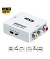 HDMI To Audio Video RCA AV/CVBS Adapter HD 1080P Mini HDMI 2AV Video Converter BOX For PS3 VCR DVD PC. 