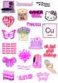 Multiple Girly Stickers Of Your Choice Available in Pack of 5, 8, 12, 15 Best Quality Aesthetic Cool Stickers For Girls Cute Stickers. 