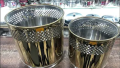 Deco.pk Stainless Steel magnetic Planters- SS Planter Plant Silver & golden Pots in different sizes. 