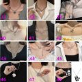 Korean Exquisite Pendant Necklace for Women Men Fashion Jewelry Accessories Gifts. 